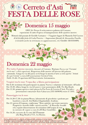 Cerreto d'Asti | Festa delle Rose (edizione 2022)