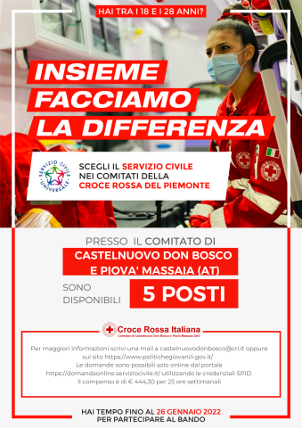 Scegli il Servizio Sociale nella Croce Rossa Italiana
