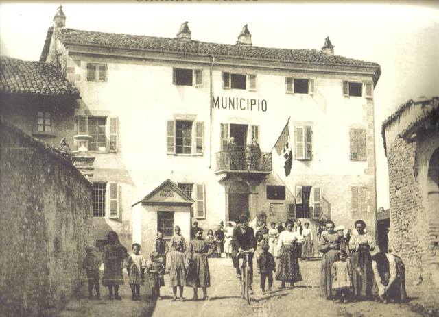 Municipal building | Cerreto d'Asti (vintage photos)