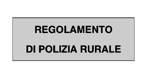 Regolamento di Polizia Rurale